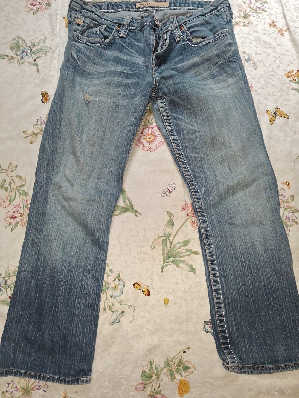 Big Star Light Blue Ankle Crop Jeans